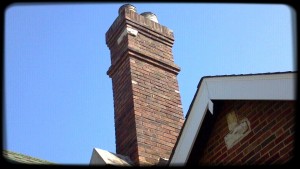 St. Louis Northampton neighborhood chimney repair: rebuild and tuckpointing.